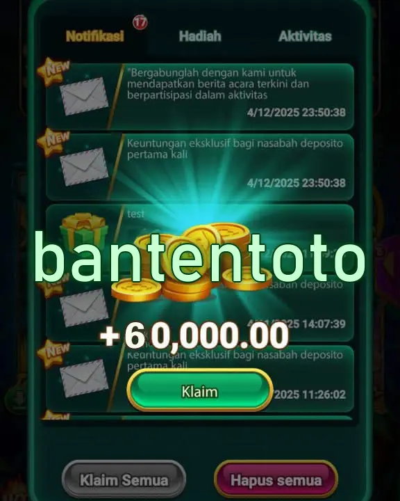 bantentoto Masuk