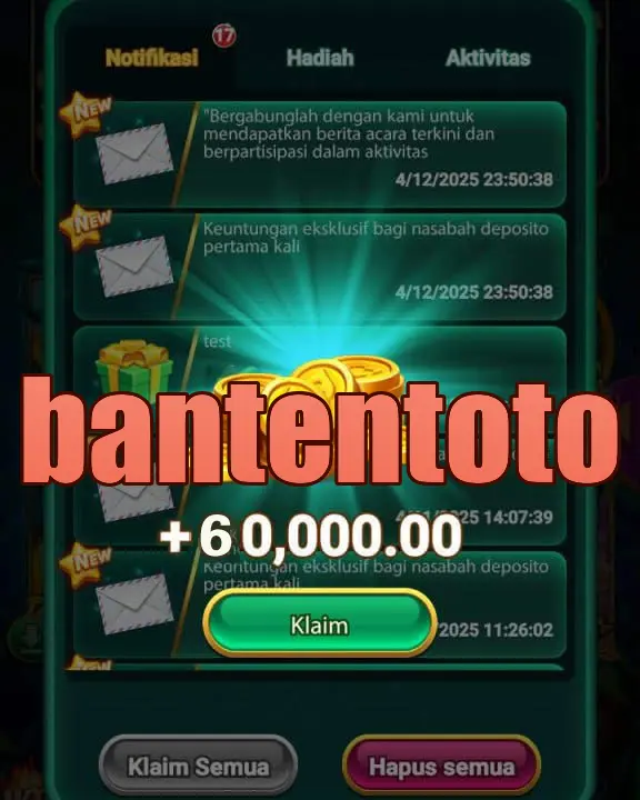 bantentoto Masuk